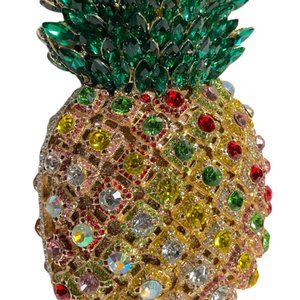 Pineapple Swarovski crystal purse